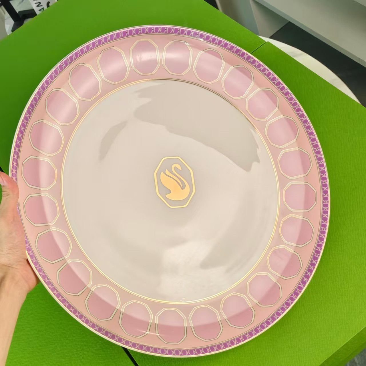 Swarovski big rounded tray 40cm - Image 2 of 6